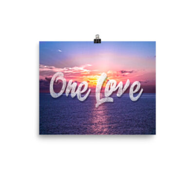 One Love. Premium Luster Photo Paper Poster