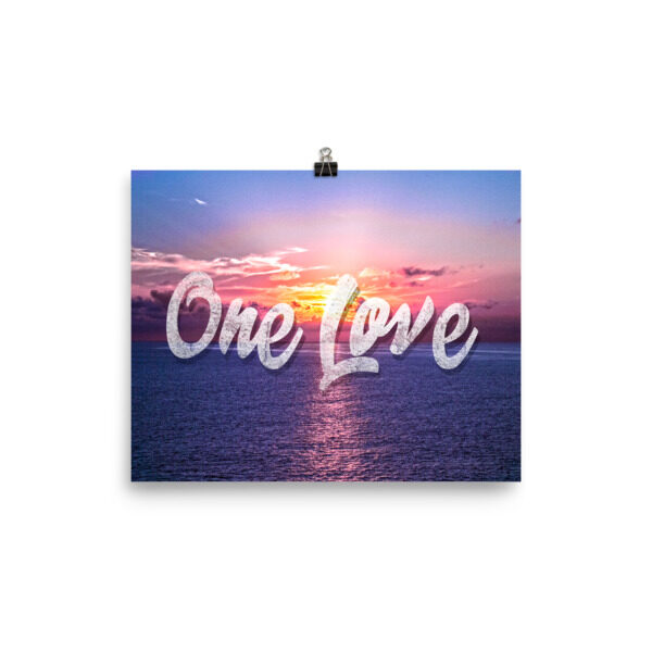 One Love. Premium Luster Photo Paper Poster