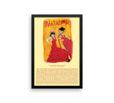 Matador. Enhanced Matte Paper Framed Poster