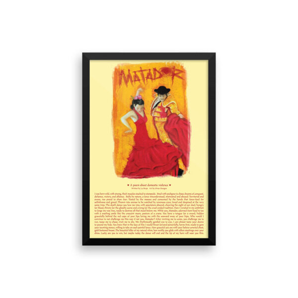 Matador. Enhanced Matte Paper Framed Poster