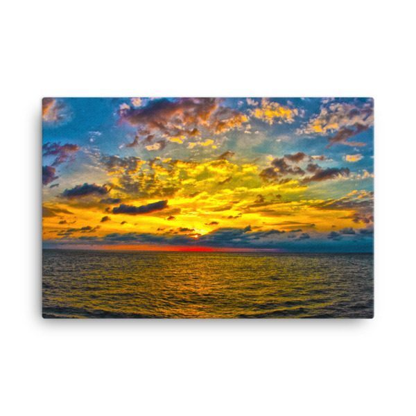 Sun Rise. Canvas