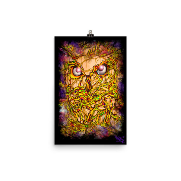 Night Owl. Premium Luster Photo Poster