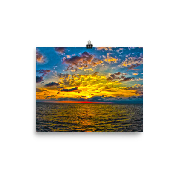 Sun Rise. Premium Luster Photo Paper Poster