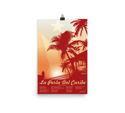 La Perla Del Caribe. Enhanced Matte Paper Poster