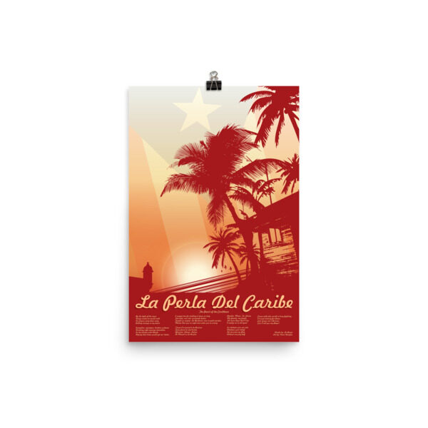 La Perla Del Caribe. Enhanced Matte Paper Poster