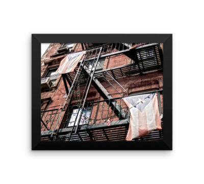 Nuyorican Escape. Enhanced Matte Paper Framed Poster