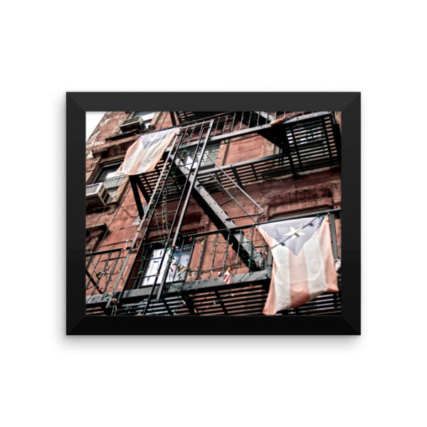 Nuyorican Escape. Enhanced Matte Paper Framed Poster