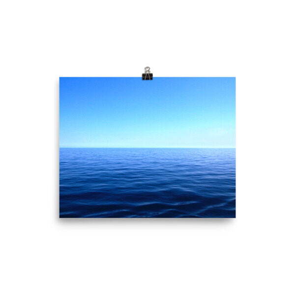 Blue Water. Premium Luster Photo Paper Poster