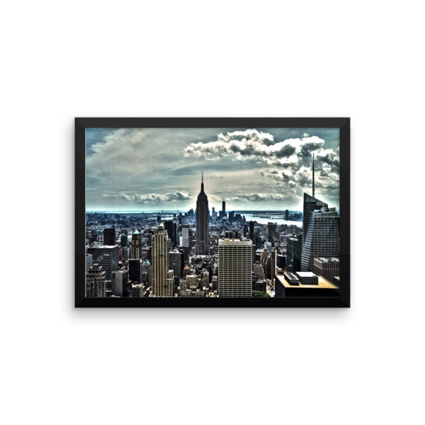 I Love New York. Enhanced Matte Paper Framed Poster