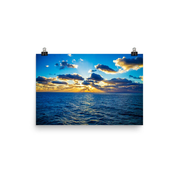 A new day on the horizon. Enhanced Matte Paper Poster