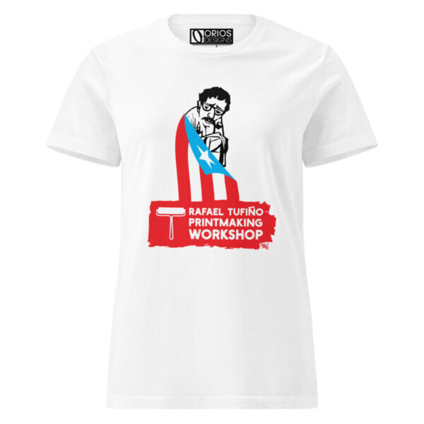 Rafel Tufiño Printmaking Workshop - Orios Designs Exclusive Women’s basic softstyle t-shirt